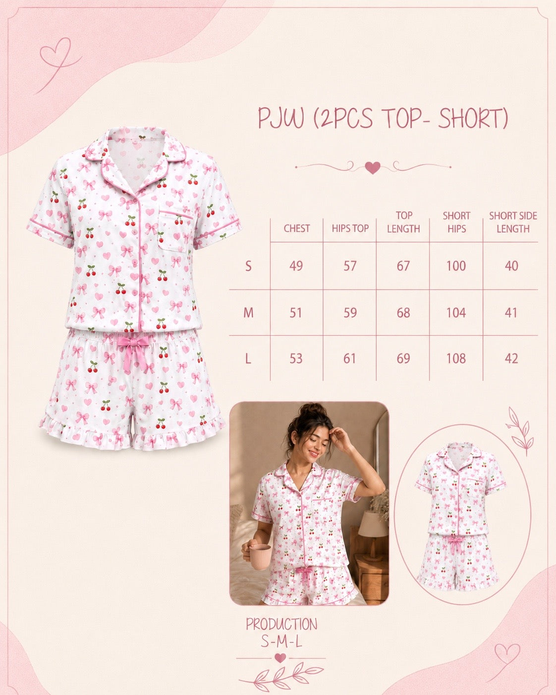 Pink Chérie set